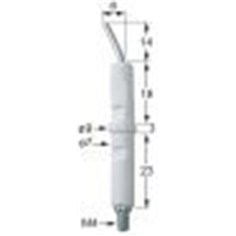 Electrode d'allumage raccord M4 Q 1pc