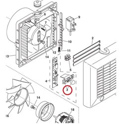 Support de carte pour aérateur Vortice 1653126024