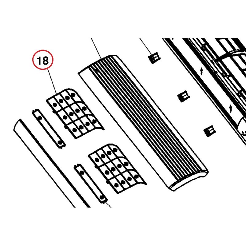 Filtre pour climatiseur Vortice 1186000022