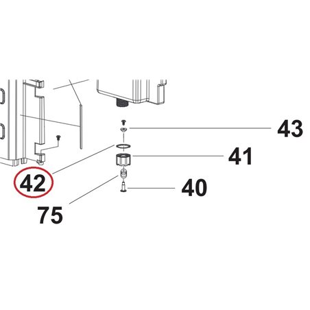 Joint torique pour climatiseur Vortice 5001000019