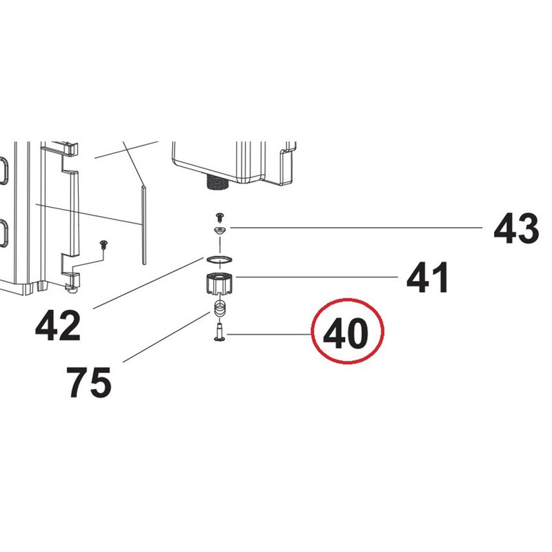 Levier de réservoir pour climatiseur Vortice 5664000011