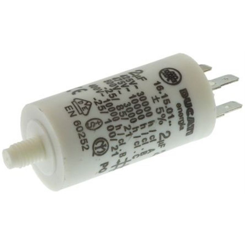 Condensateur de démarrage et permanent pour moteur 3MF - 450V