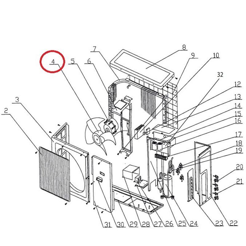 Turbine pour climatiseur Vortice 1205000023