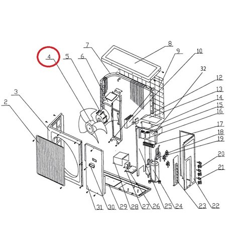Turbine pour climatiseur Vortice 1205000023