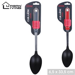 Cuillère en nylon 34 cm Rouge ou Taupe