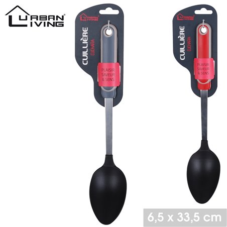 Cuillère en nylon 34 cm Rouge ou Taupe