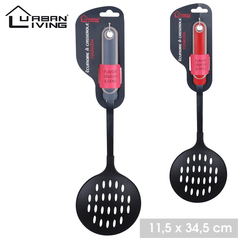 Écumoire a casserole 35 cm Taupe ou Rouge