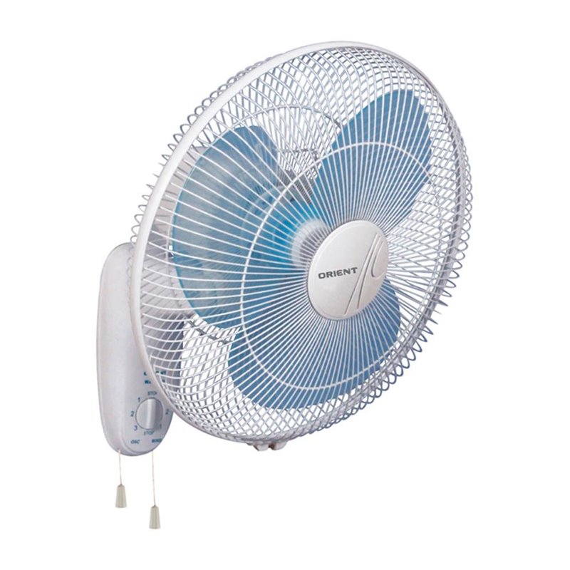 Ventilateur mural 60W Ø40cm angle 90° avec télécommande