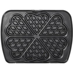 010522 - Paire de plaques pour 6 gaufres cœur pour gaufrier premium LAGRANGE