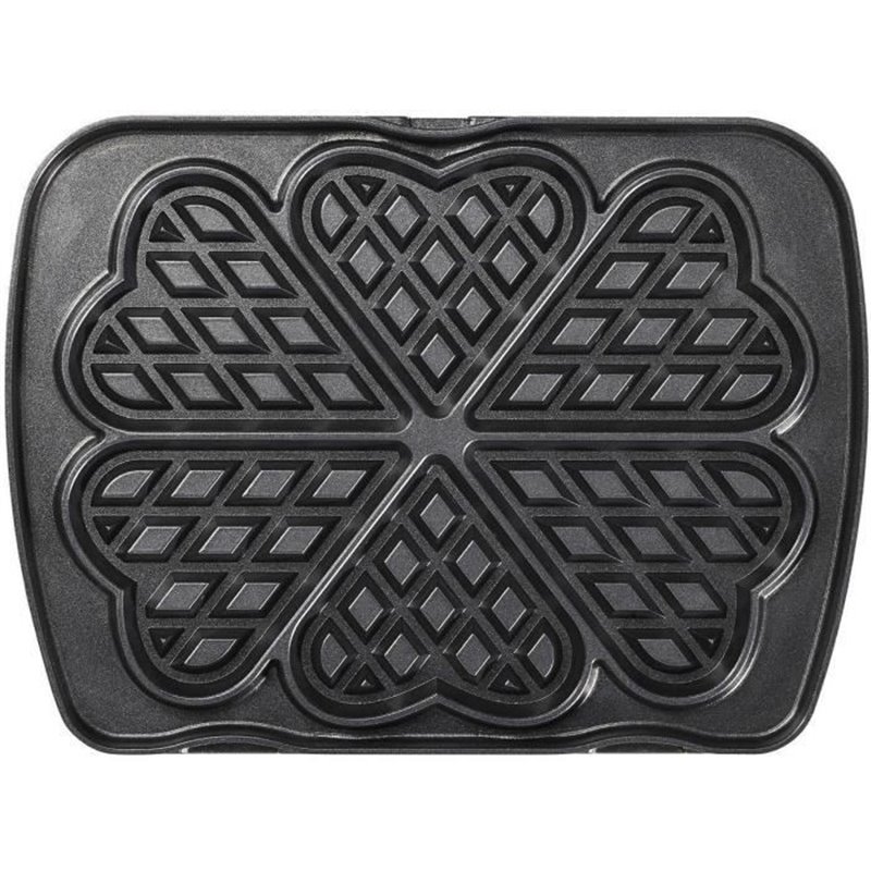 010522 - Paire de plaques pour 6 gaufres cœur pour gaufrier premium LAGRANGE