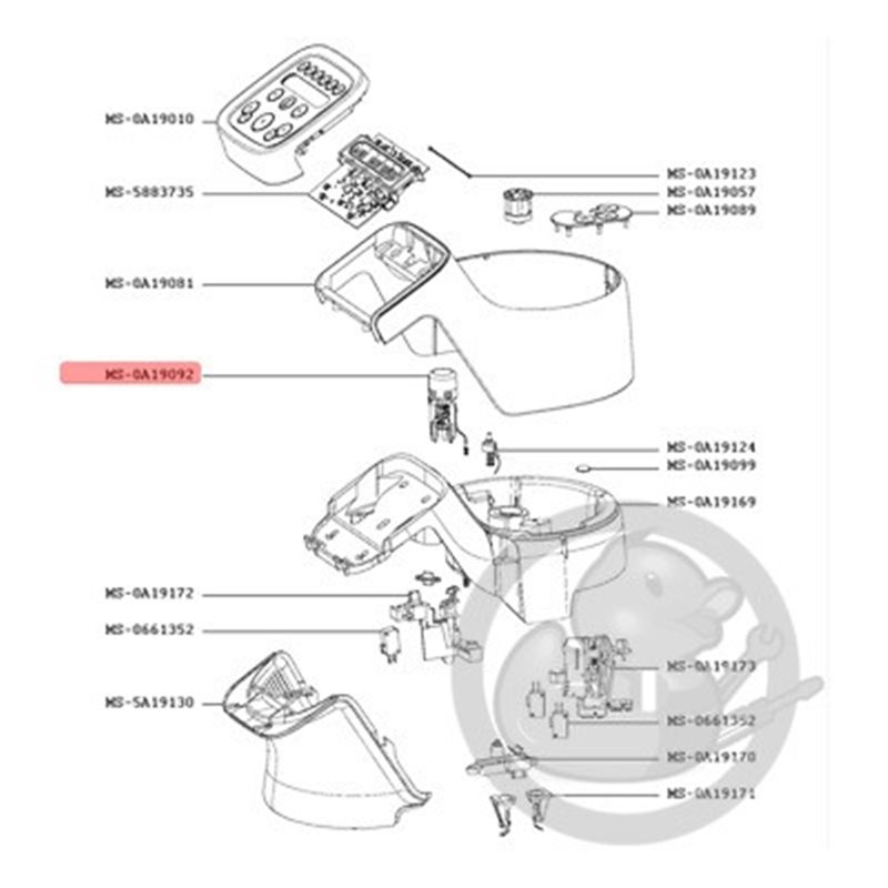 Fusible+Sonde Ctn+Support Moulinex