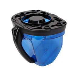 Bac à poussière bleu pour...