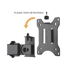 Support de bureau à pince pour 1 écran de 17 à 32" (43 à 81cm)