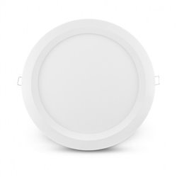 Plafonnier LED blanc diamètre 230 18W 4000K