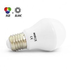 Ampoule LED E27 bulb 6W RGB+Blanc
