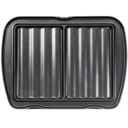 Jeu de plaques Premium Gaufres Lagrange pour 2 croque monsieur 010422 Noir