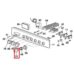 Manette gaz pour cuisiniere Faure 3372205017