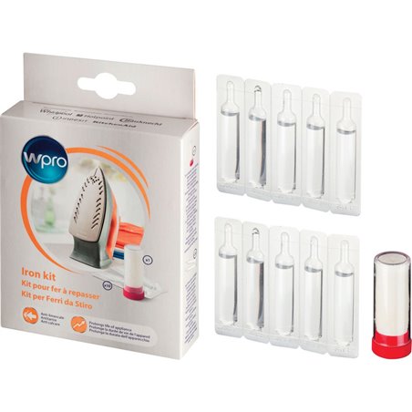 Détartrant centrale vapeur et fer IRO100 - 10 dosettes + 1 stick nettoyant - 480131000101
