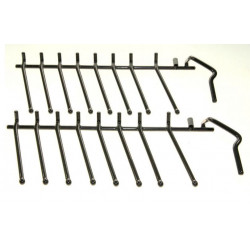 Tiges rabattables panier...