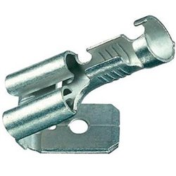 Cosses doubles non isolées haute température 340° - 100 pièces - 6,3x0,8mm