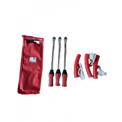 Démonte (X3) pneu rouge...