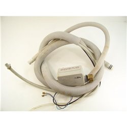 Electrovanne aqua-stop avec son tuyau d’alimentation pour lave-vaisselle Bosch 119923
