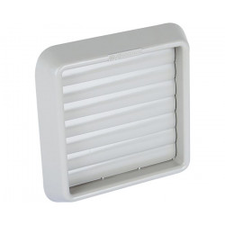 Grille grise à volets...