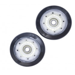 Lot de 2 poulies avant...