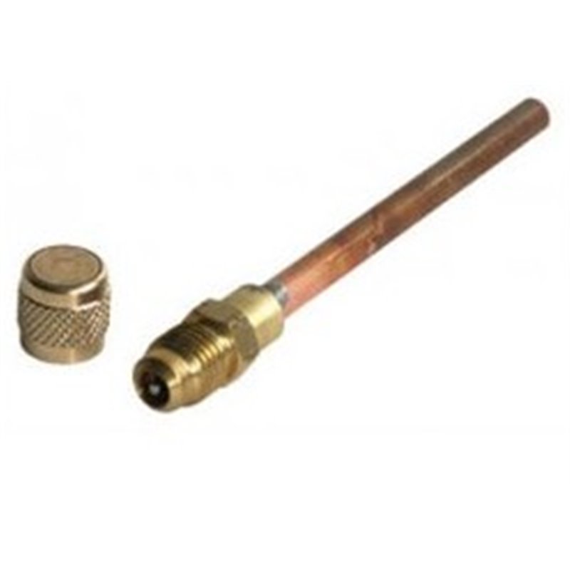 Vanne de charge de gaz. Longueur 15cm - 1/4 universel