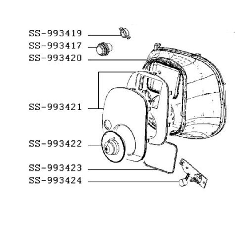 SS-993420 Cookeo Enjoliveur