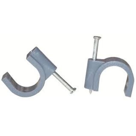 Attaches diamètre 8 gris par 100