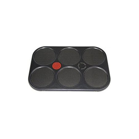 Plaque dessus 6 crêpes noir pour crépière Tefal TS-01026900
