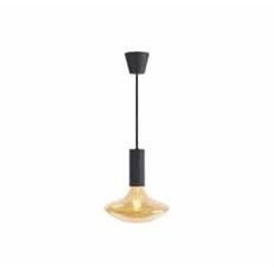 Suspension Noire + Lampe Toledo Retro GA200 Sylvania 0043314