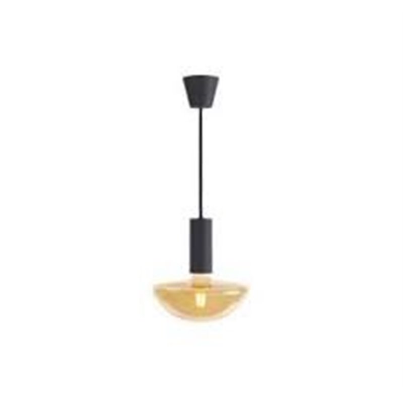 Suspension Noire + Lampe Toledo Retro GX200 Sylvania  0043316
