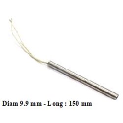 Résistance 250W poêle à pellet Diam 9.9 mm - Long : 150 mm