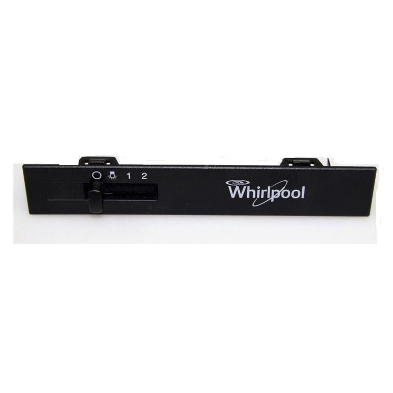 Bandeau avec bouton pour hotte Whirlpool 481245310972