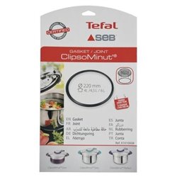 Joint pour autocuiseur SEB X1010008 - ClipsoMinut'® / Easy / Perfect - 22 cm - Noir