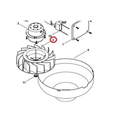 Turbine pour aérateur Vortice 1.205.132.014